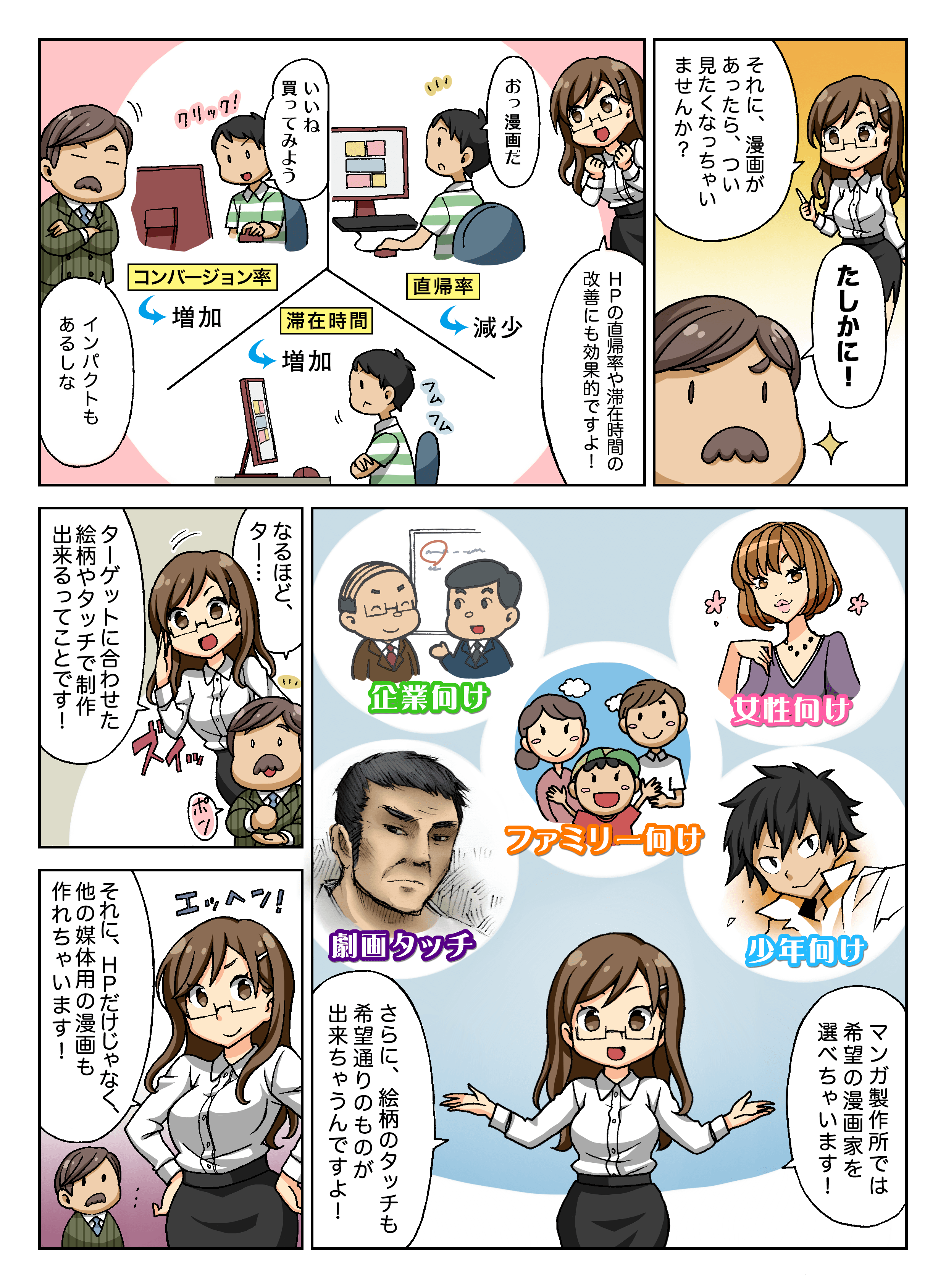 紹介漫画02 企業向け漫画